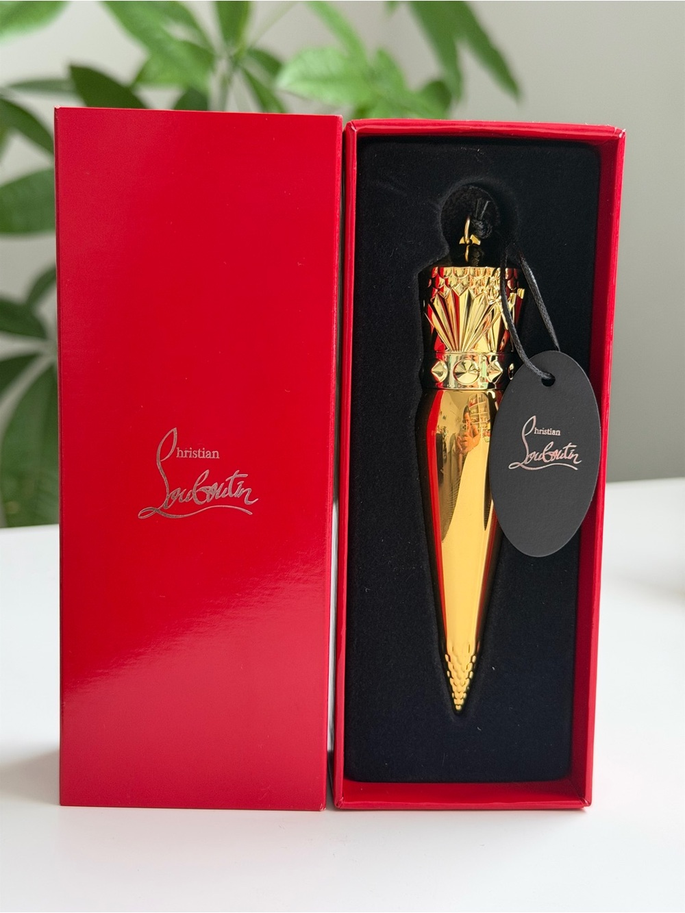 Christian Louboutin Rouge Louboutin Silky Satin Lipstick 001 Rouge Louboutin NIB